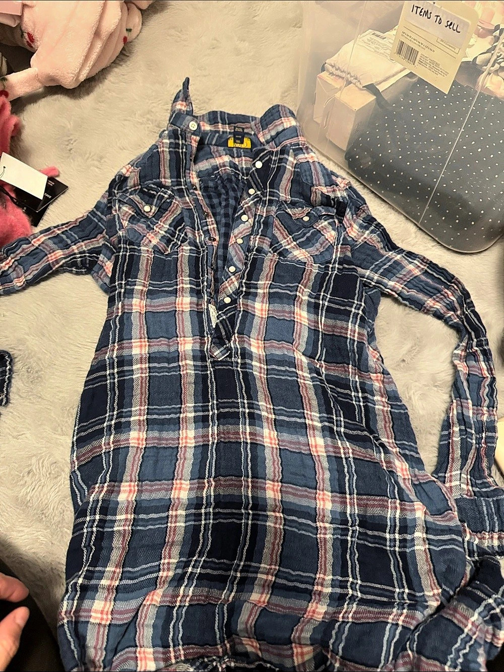 Polo Ralph Lauren Girls Plaid Dress Size 14
